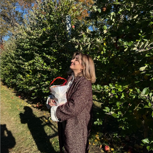 Brown Textured Coat - Picture 4 of 7